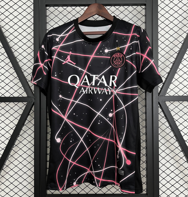 2025-26 PSG Black Special Soccer Jersey Shirt